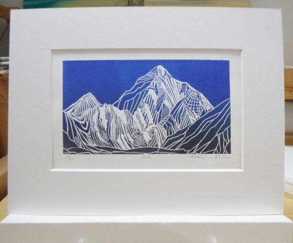 "K2" (Original linocut print on paper) - Image 2